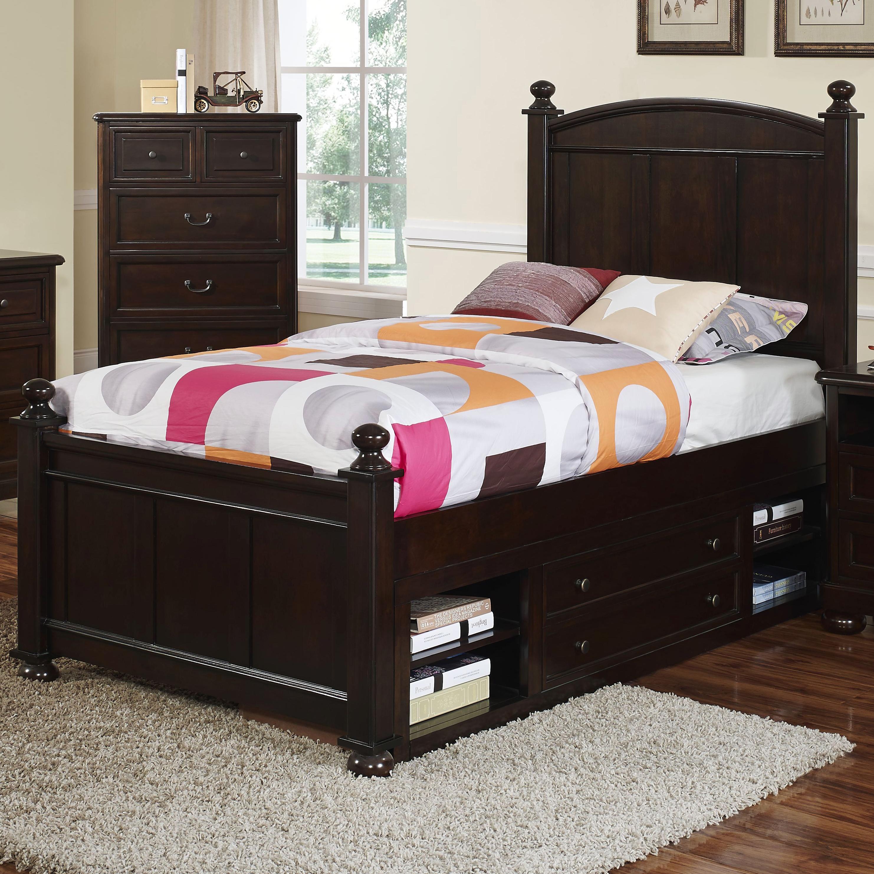 Crown Ridge Bed Breakfast Grimsby (Canada) Canada New Classic Canyon Ridge Transitional Twin Panel Bed with Storage | Del